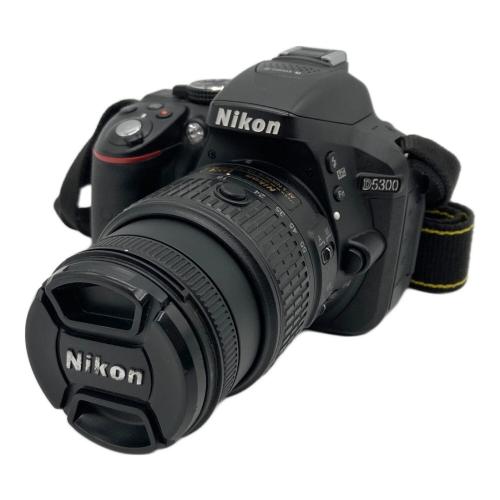 Nikon デジタル一眼レフカメラ ファインダーぼやけます。レンズ18-55㎜ 1:3.5-5.6 D5300 2416万画素 APS-C 専用電池 SDXCカード対応 100～12800 拡張25600 1/4000～30秒 -