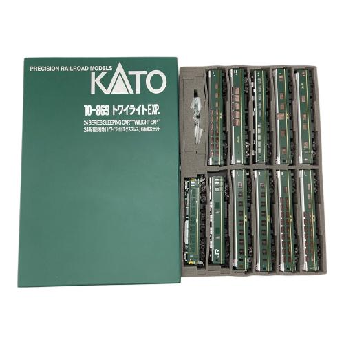 KATO (カトー) Nゲージ 24系寝台特急「トワイライトエクスプレス」 6両基本セット ライトのみ動作確認済み 10-869