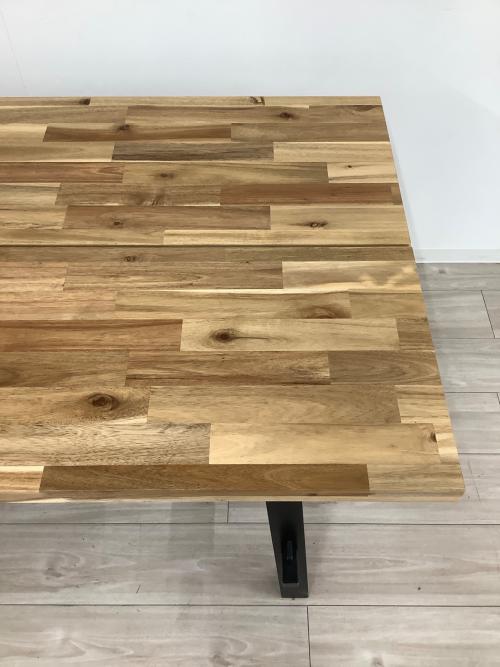 IKEAナチュラルウッド ダイニングテーブル 235cm イケア（IKEA） ダイニング5点セット ◇ NORDEN 折りたたみテーブル