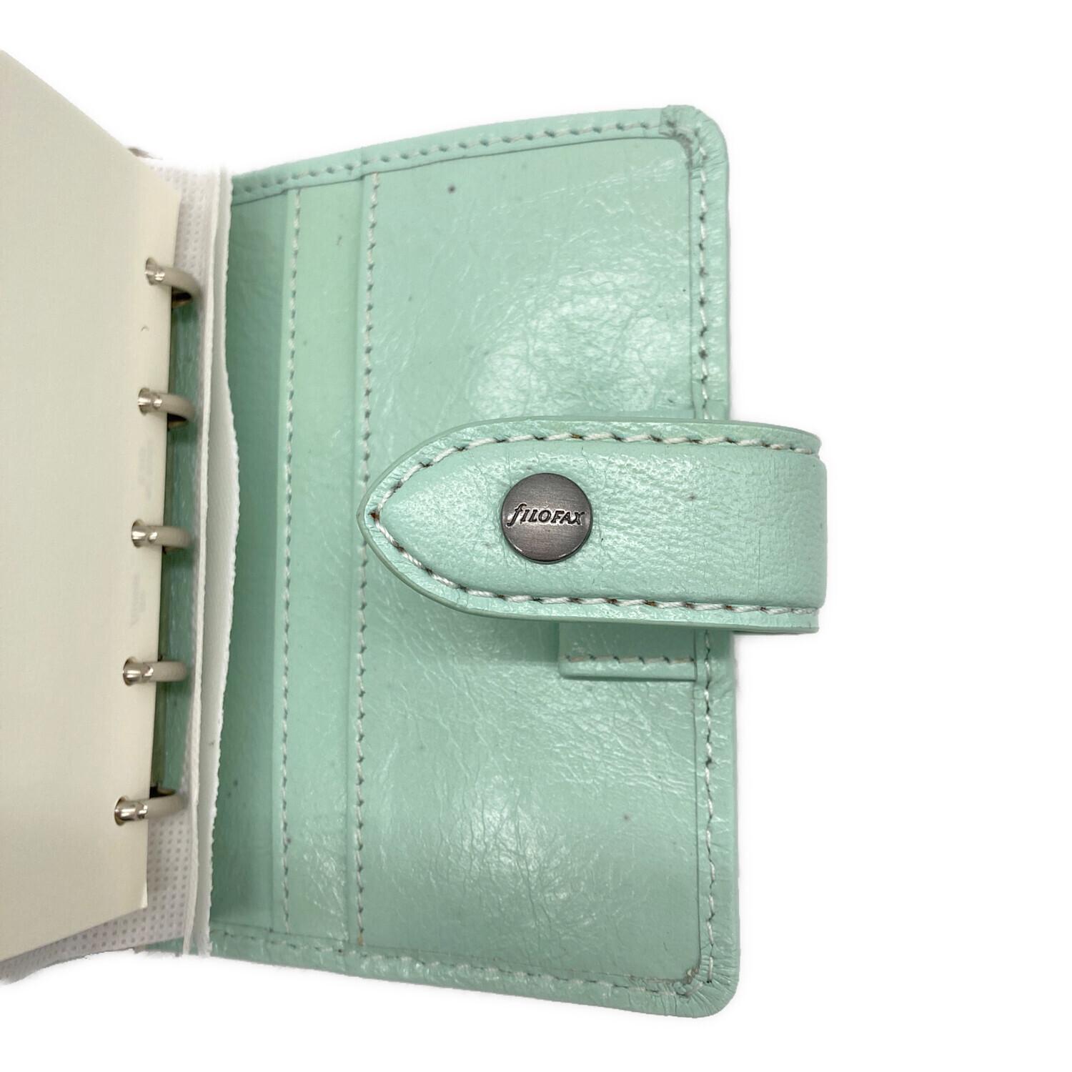 ★FILOFAX★ファイロファックス　ドミノ　手帳　エメラルド　グリーン　緑 FILOFAX（ファイロファックス） システム手帳 ミニ6穴sサイズ ドミノ
