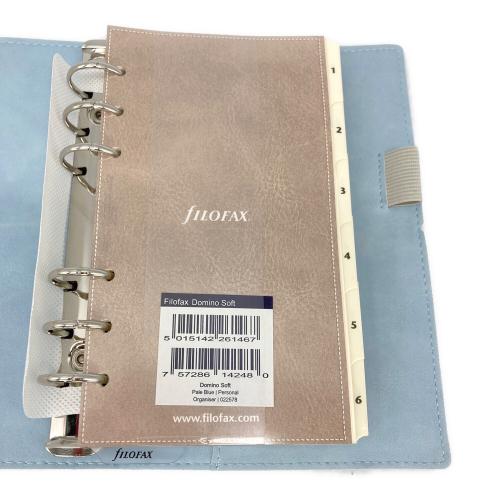 FILOFAX (ファイロファックス) 手帳カバー ブルー 22578 ドミノ
