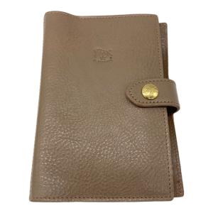 IL BISONTE (イル ビゾンテ) 手帳カバー グレー レザー