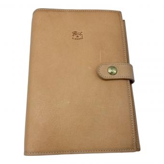 IL BISONTE (イル ビゾンテ) 手帳カバー ベージュ 54 1 54222309570 VACHETTA ヌメ革