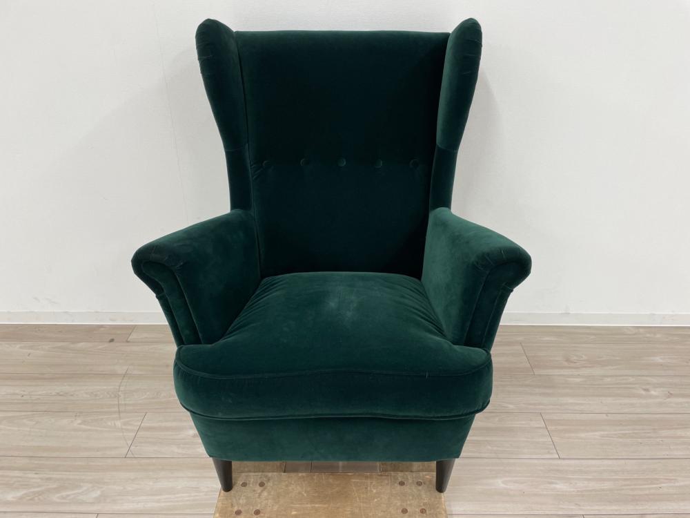 STRANDMON ストランドモン IKEA 1人掛けソファー グリーン 【公式通販】