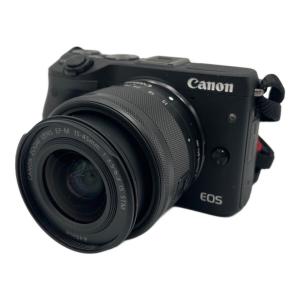 CANON (キヤノン) デジタルカメラ EOS M3 2420万画素(有効画素) 専用電池 SDHCカード SDカード SDXCカード 標準：ISO100～12800 拡張：ISO25600 最高約4.2コマ/秒 1/4000～30秒 -