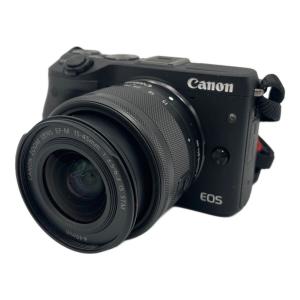 CANON (キヤノン) デジタルカメラ EOS M3 2420万画素(有効画素) 専用電池 SDHCカード SDカード SDXCカード 標準：ISO100～12800 拡張：ISO25600 最高約4.2コマ/秒 1/4000～30秒 -