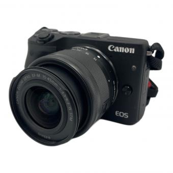 CANON (キヤノン) デジタルカメラ EOS M3 2420万画素(有効画素) 専用電池 SDHCカード SDカード SDXCカード 標準：ISO100～12800 拡張：ISO25600 最高約4.2コマ/秒 1/4000～30秒 -