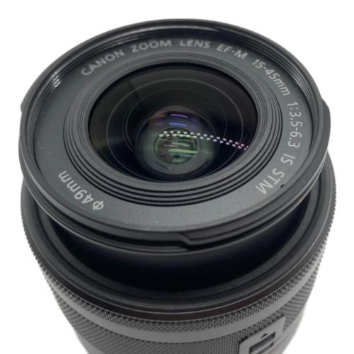 CANON (キヤノン) デジタルカメラ EOS M3 2420万画素(有効画素) 専用電池 SDHCカード SDカード SDXCカード 標準：ISO100～12800 拡張：ISO25600 最高約4.2コマ/秒 1/4000～30秒 -