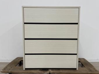 ニトリ チェスト ホワイト 天板ハガレあり 4段 Nクリックチェスト ノワエトレミ8090