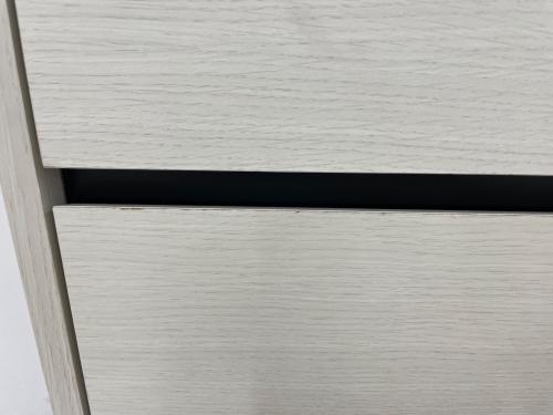 ニトリ チェスト ホワイト 天板ハガレあり 4段 Nクリックチェスト ノワエトレミ8090