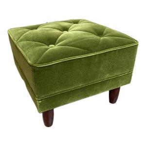 カリモク60 (カリモクロクマル) オットマン モケットグリーン 27 X36206QD ファブリック