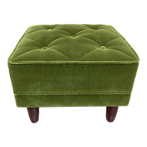 カリモク60 (カリモクロクマル) オットマン モケットグリーン 27 X36206QD ファブリック