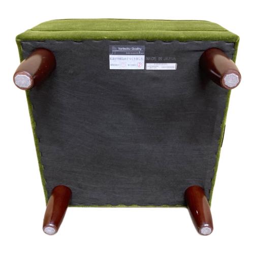 カリモク60 (カリモクロクマル) オットマン モケットグリーン 27 X36206QD ファブリック