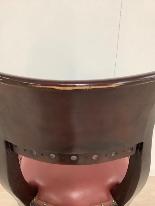 ダイニングチェアー 144 ブラウン×レッド