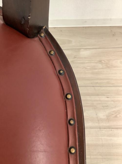 ダイニングチェアー 144 ブラウン×レッド