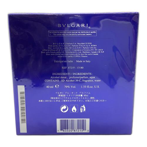 BVLGARI (ブルガリ) パルファム ブルーオード 40ml