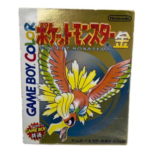 Nintendo (ニンテンドー) ポケットモンスター 金 ゲームボーイ用ソフト ※箱イタミ有 -