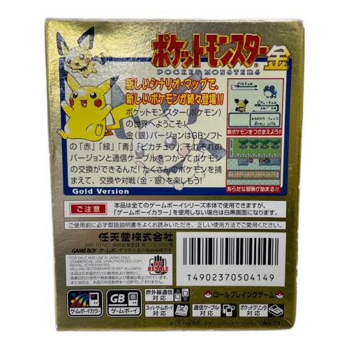 Nintendo (ニンテンドー) ポケットモンスター 金 ゲームボーイ用ソフト ※箱イタミ有 -