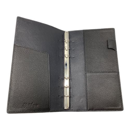 SPAD by Br システム手帳 サフィアーノ ブラック