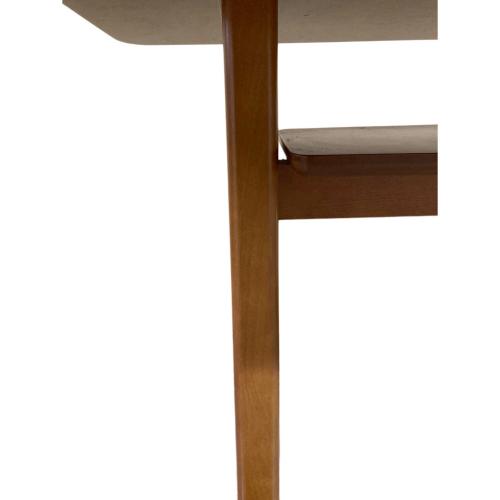 karimoku (カリモク) カフェテーブル ホワイト×ブラウン 228 T36420