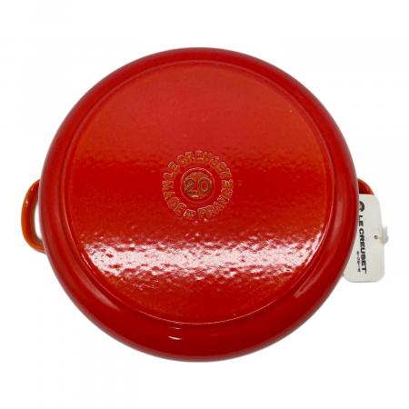 LE CREUSET (ルクルーゼ) 両手鍋 オレンジ｜トレファクONLINE