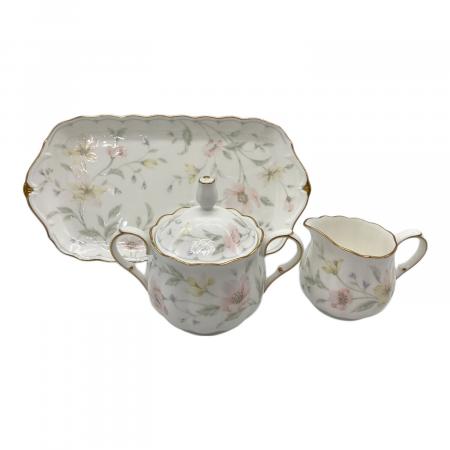 NARUMI BONE CHINA プレート＆シュガーポット＆ミルクピッチャー