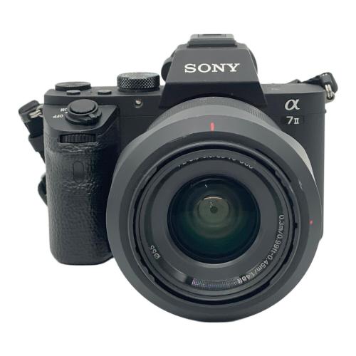 SONY (ソニー) ミラーレス一眼カメラ レンズセット 3.5-5.6 28-70ｍｍ α7 II ILCE-7M2 2430万画素 CMOS 専用電池 SDXCカード対応 ISO100～25600 1/8000～30秒 3074370