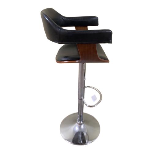 宮武製作所 (ミヤタケセイサクジョ) カウンターチェアー ブラック KNC-J1080 バーチェア Gracia