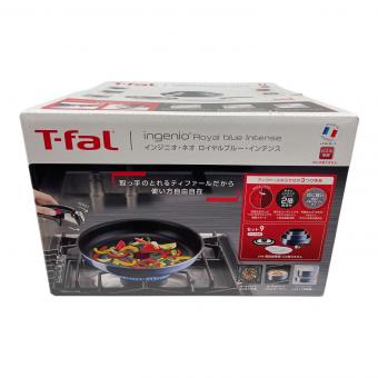 T-Fal (ティファール) フライパンセット ガス火専用 L43792 インジニオ．ネオロイヤルブルー.インテンス セット9