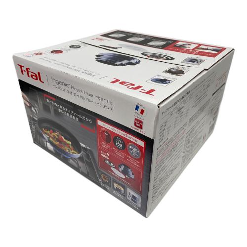 T-Fal (ティファール) フライパンセット ガス火専用 L43792 インジニオ．ネオロイヤルブルー.インテンス セット9