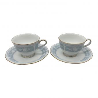 Noritake (ノリタケ) カップ&ソーサー レースウッドゴールド 2Pセット