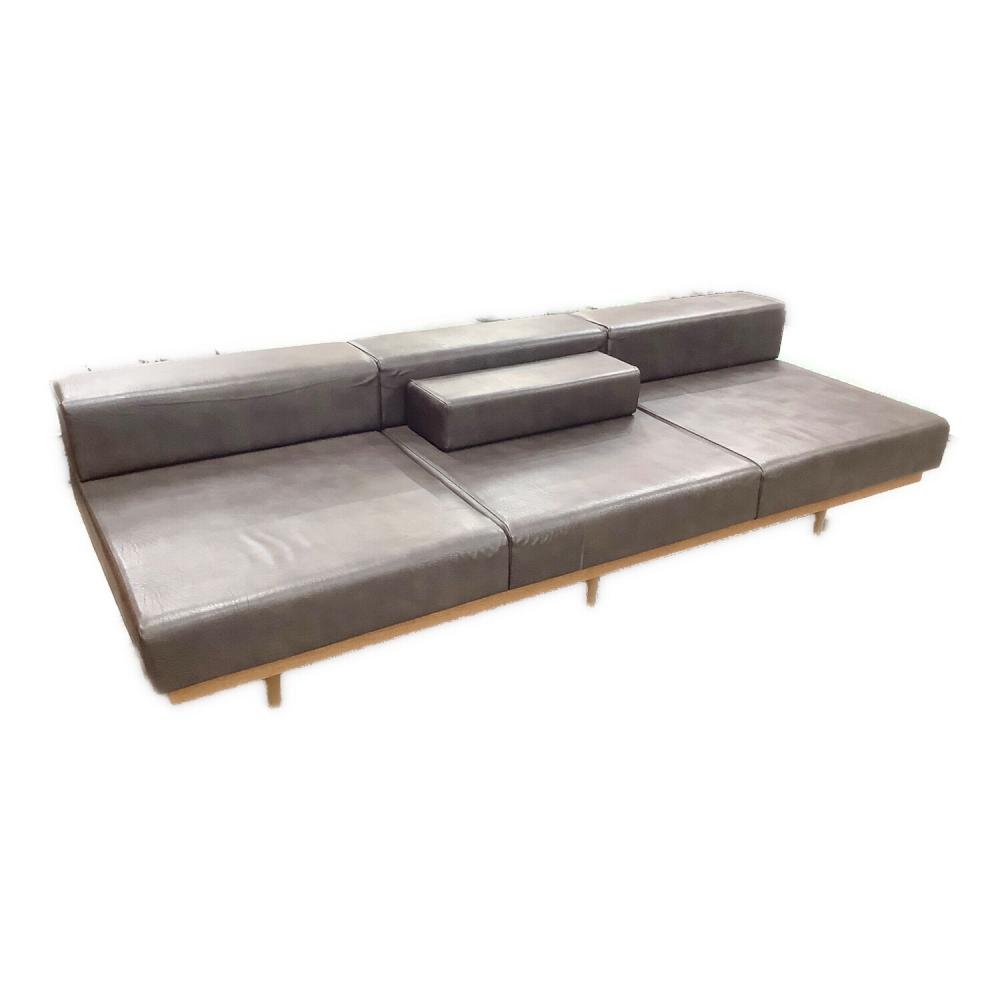 ソファ　WeDO WEDO 3人掛けソファー グレー 141 合皮 Neil Sofa｜トレファクONLINE