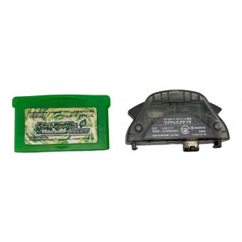 Nintendo (ニンテンドー) ゲームボーイアドバンス用ソフト ワイヤレスアダプター・取説付 ポケットモンスター リーフグリーン CERO A (全年齢対象)