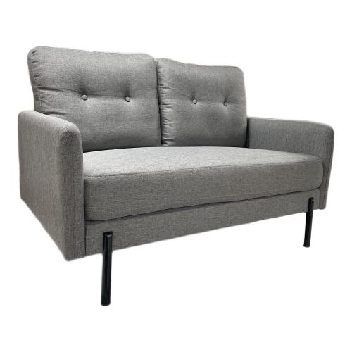 UNICO (ウニコ) 2人掛けソファー ライトグレー 56 ファブリック LOWEY