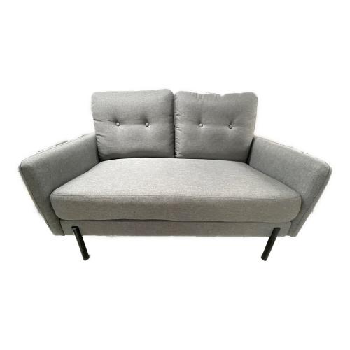 UNICO (ウニコ) 2人掛けソファー ライトグレー 56 ファブリック LOWEY