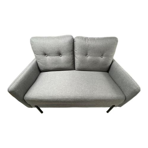 UNICO (ウニコ) 2人掛けソファー ライトグレー 56 ファブリック LOWEY