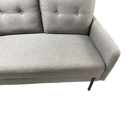 UNICO (ウニコ) 2人掛けソファー ライトグレー 56 ファブリック LOWEY