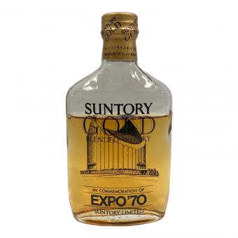 SUNTORY (サントリー) ジャパニーズウィスキー 180ml GOLD 1970年 目減り大 未開封 日本