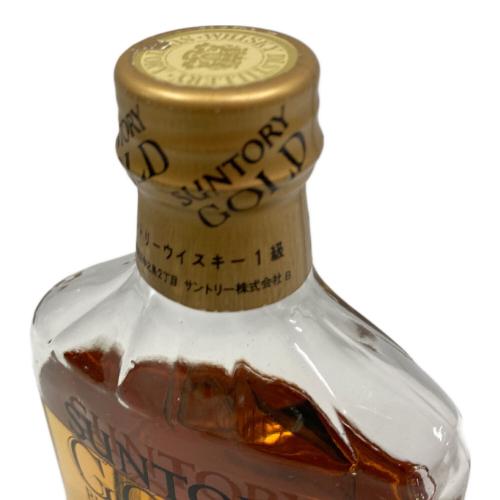 SUNTORY (サントリー) ジャパニーズウィスキー 180ml GOLD 1970年 目減り大 未開封 日本
