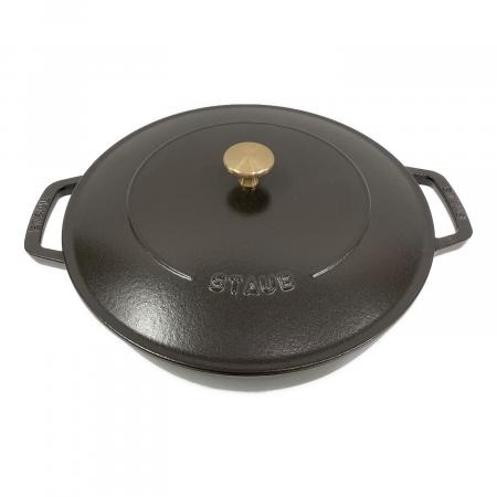 Staub ブレイザー・ソテーパン CHISTERA 24 cm ブラック 黒 楽天市場
