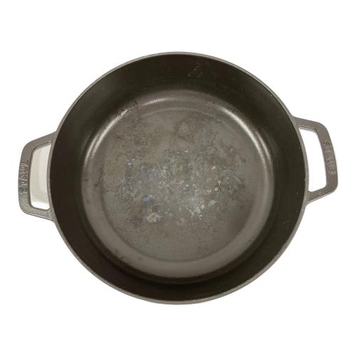 Staub (ストウブ) ホーロー鍋 ブラック ブレイザー・ソテーパン Chistera 28 cm
