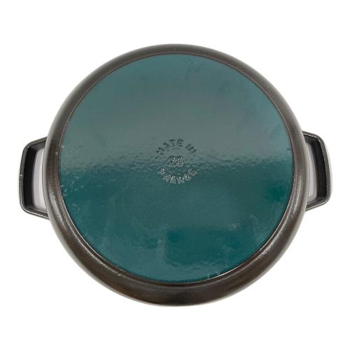 Staub (ストウブ) ホーロー鍋 ブラック ブレイザー・ソテーパン Chistera 28 cm