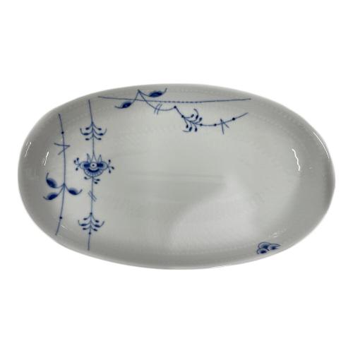ROYAL COPENHAGEN (ロイヤル・コペンハーゲン) オーバルディッシュ 23㎝ ブルーパルメッテ
