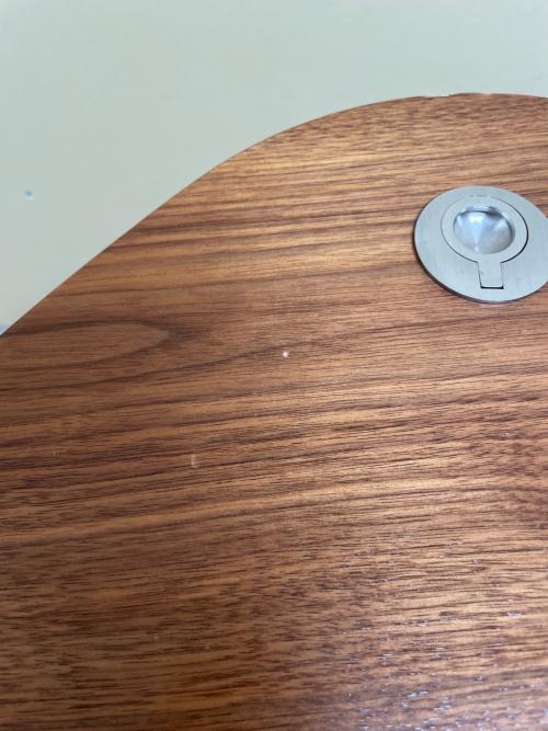 TECTA (テクタ) サイドテーブル ナチュラル×シルバー 265 ACTUS取扱 K22