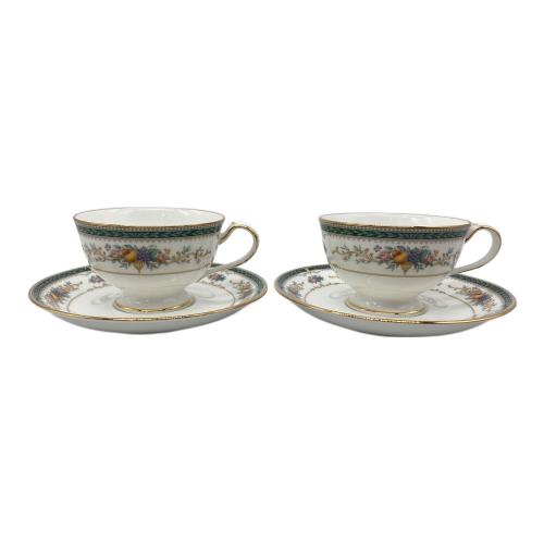Noritake (ノリタケ) カップ&ソーサー キングスクロス 2Pセット