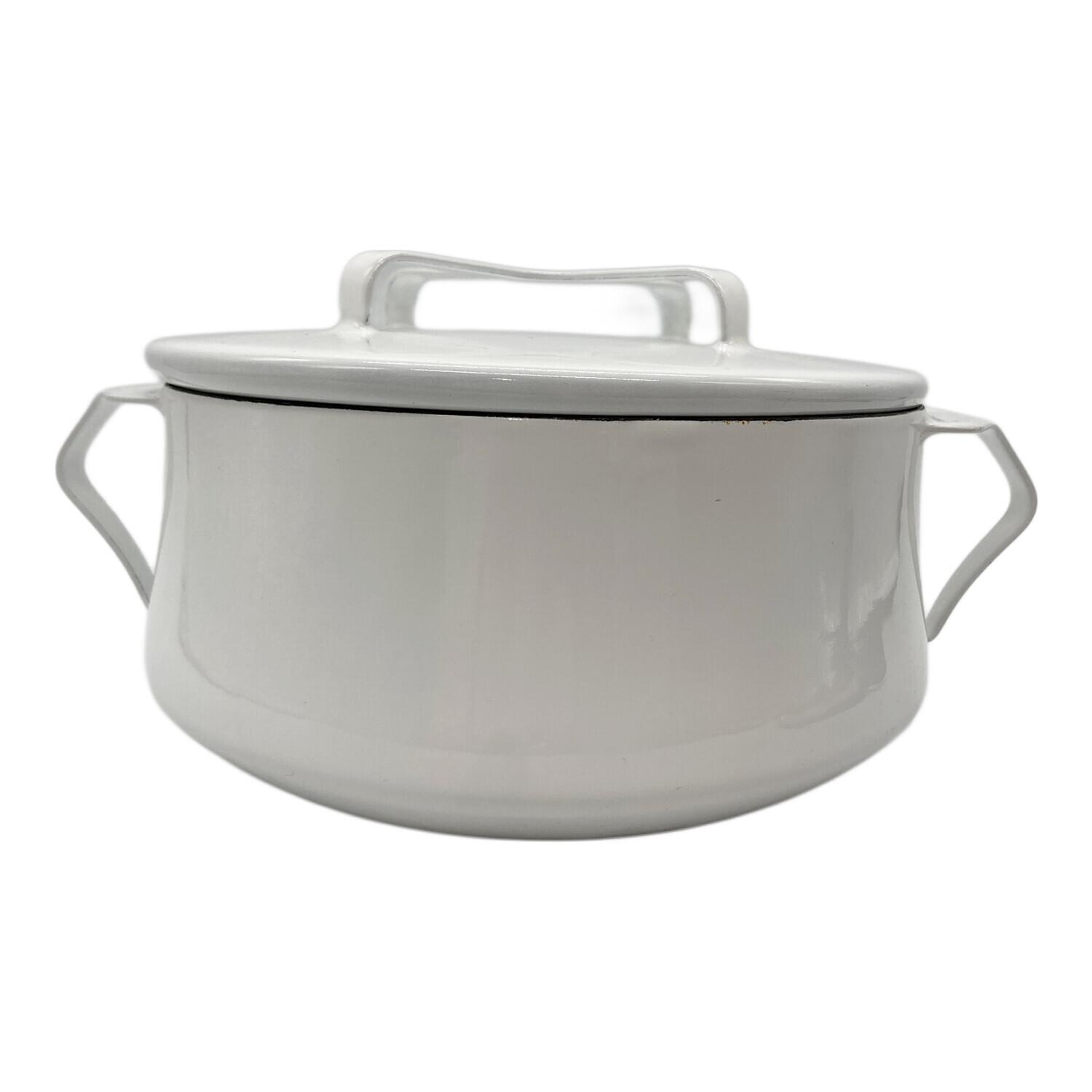 DANSK (ダンスク) ホーロー両手鍋 コベンスタイル 19cm ホワイト