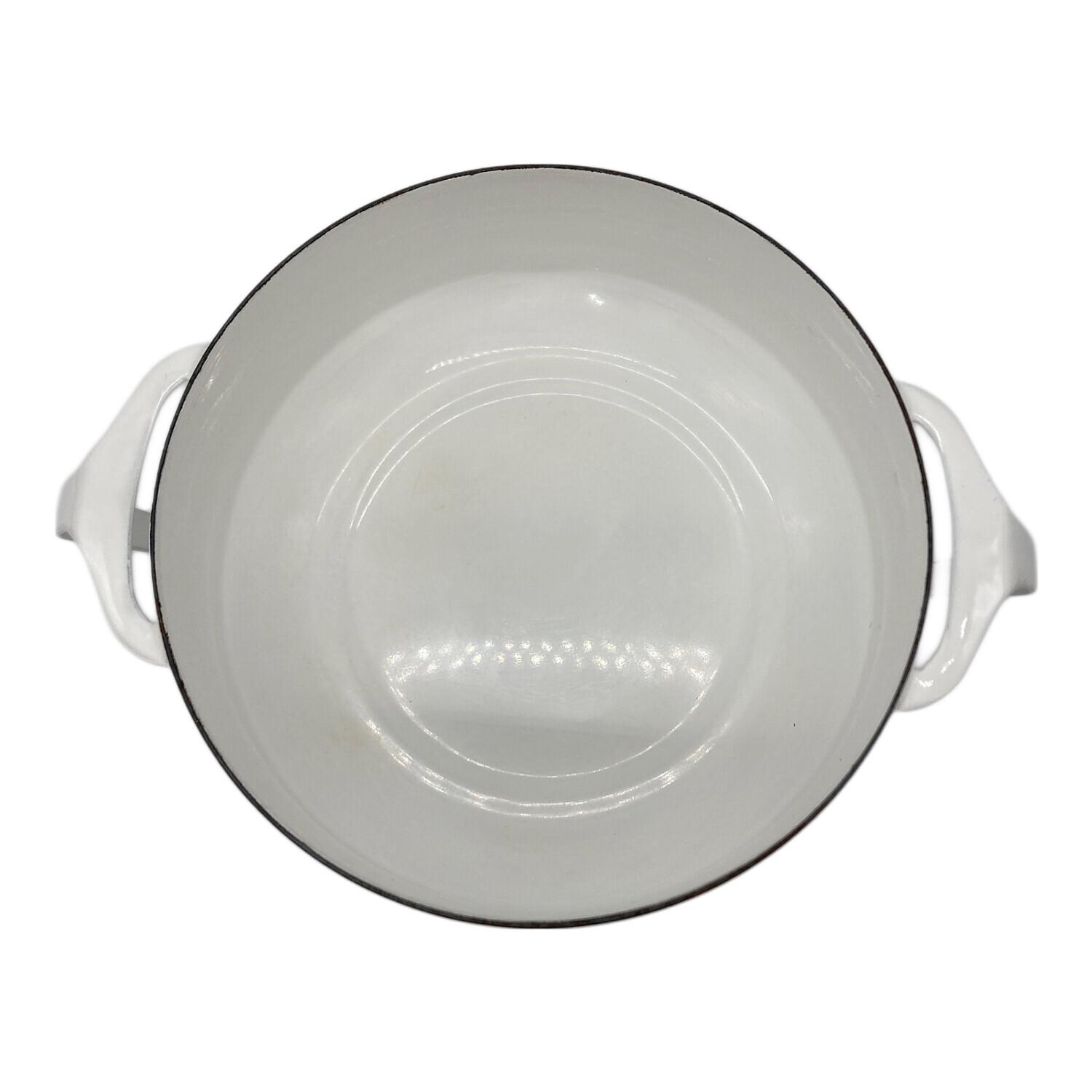 DANSK (ダンスク) ホーロー両手鍋 コベンスタイル 19cm ホワイト