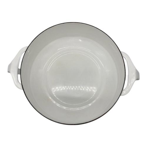 DANSK (ダンスク) ホーロー両手鍋 コベンスタイル 19cm ホワイト