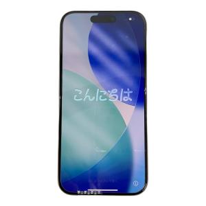 Apple iPhone15 Pro MTU83J/A サインアウト確認済 355721794672420 SIM FREE 修理履歴無し 128GB バッテリー:Bランク(83%) 程度:Bランク Blancco社データ消去済み