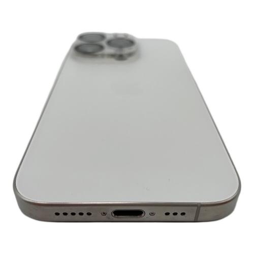 Apple iPhone15 Pro MTU83J/A サインアウト確認済 355721794672420 SIM FREE 修理履歴無し 128GB バッテリー:Bランク(83%) 程度:Bランク Blancco社データ消去済み